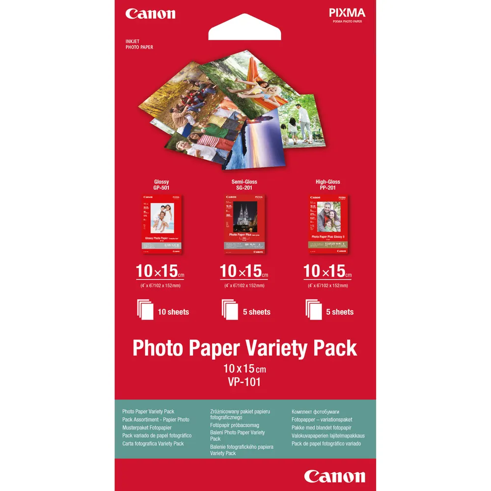 Foto papir Canon Variety Pack VP-101 10x15cm 20Sh